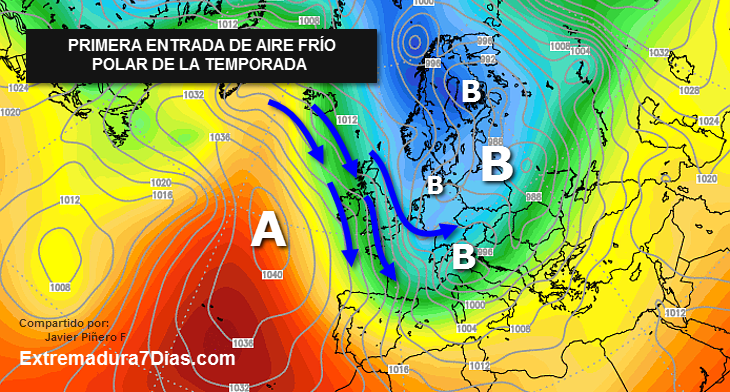 Una masa de aire polar afectará a España a partir de este fin de semana Una masa de aire polar afectará a España a partir de este fin de semana