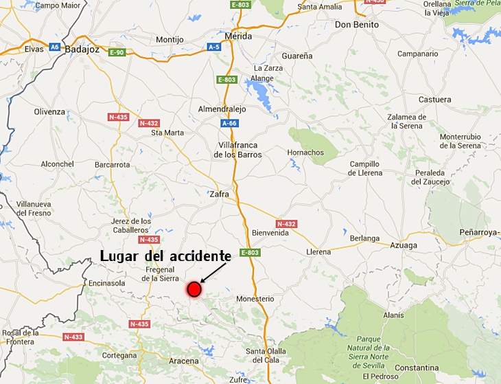 Muere un joven en un accidente al sur de la provincia pacense Muere un joven en un accidente al sur de la provincia pacense
