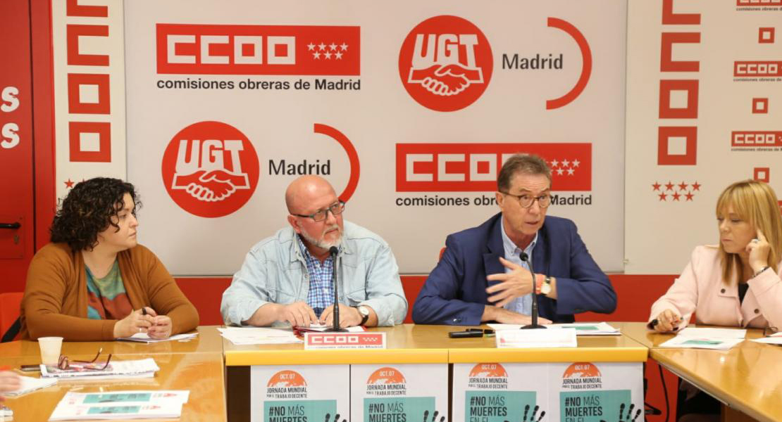 UGT y CCOO: “Reivindicamos un compromiso mundial con el trabajo decente” UGT y CCOO: “Reivindicamos un compromiso mundial con el trabajo decente”