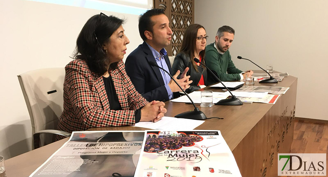 La Diputación de Badajoz apuesta por la mujer y el deporte La Diputación de Badajoz apuesta por la mujer y el deporte