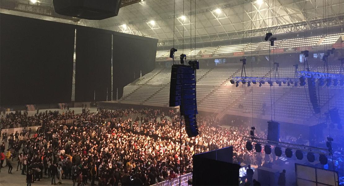 Experimento en el Palau Sant Jordi 5.000 personas en un concierto sin