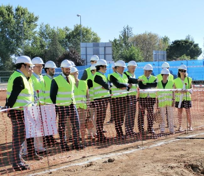 Visita a las obras de la futura ITV de Don Benito