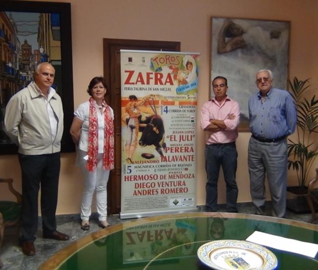 El Juli, Perera y Talavante cartel taurino para la Feria de Zafra 