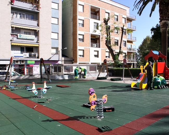 El emeritense parque de la Rambla será abierto esta semana