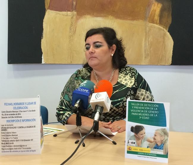 Taller en Don Benito para mujeres de la 3ª Edad víctimas de violencia de género Taller en Don Benito para mujeres de la 3ª Edad víctimas de violencia de género