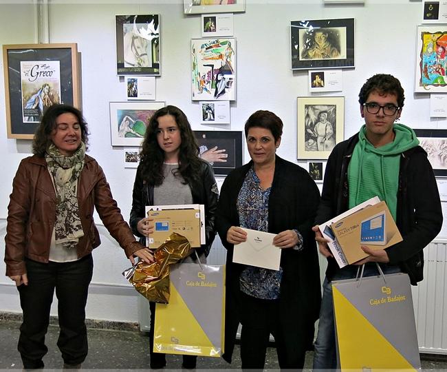 Caja Badajoz entrega los premios del concurso sobre El Greco