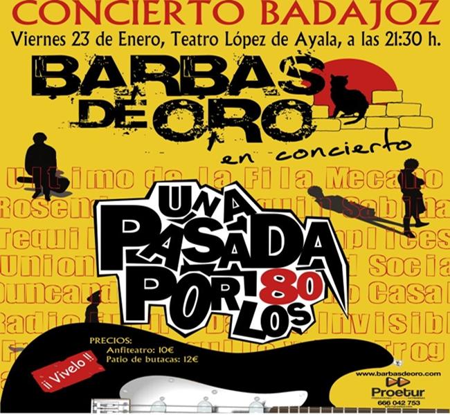 Barbas de Oro despide su gira en el López de Ayala 