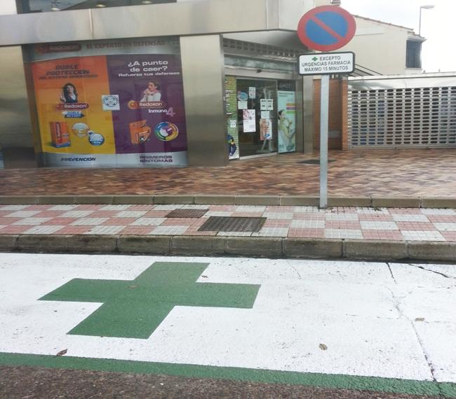 Facilitan aparcamiento para los usuarios de las farmacias