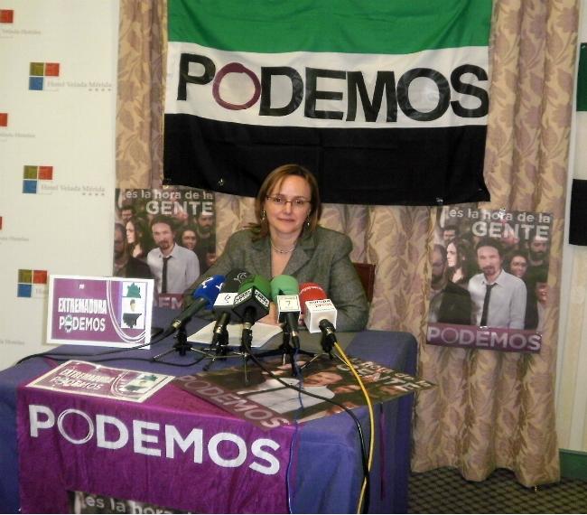 Raquel Mayordomo, candidata a la secretaría de Podemos en la región
