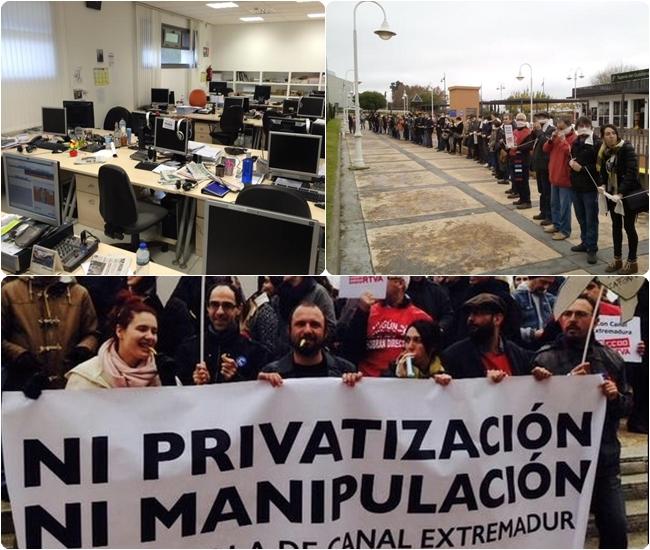 Trabajadores de Canal Extremadura piden nueva ley para la CEXMA