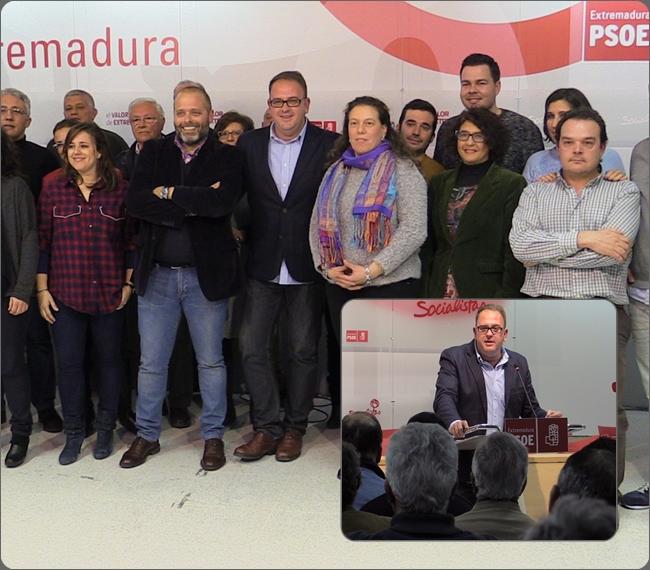 Osuna (PSOE) presenta a su equipo para recuperar Mérida