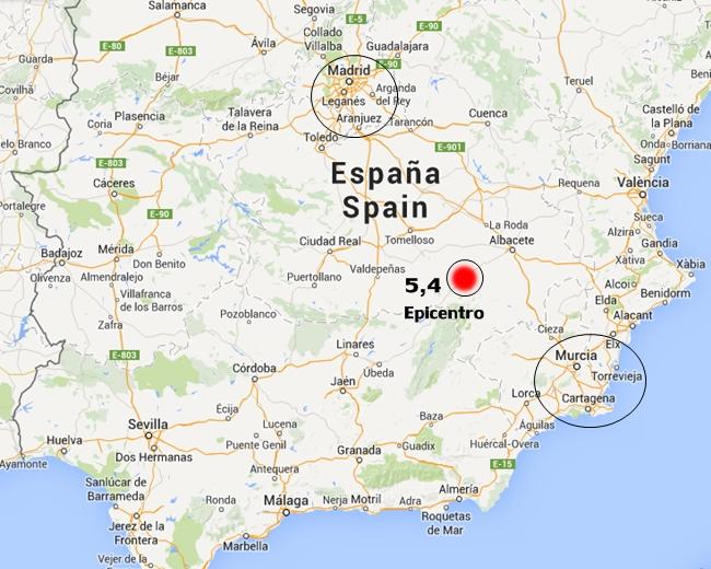 Un terremoto se deja sentir en el centro peninsular