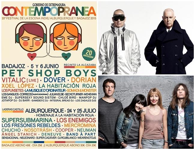 Pet Shop Boys y Dover actuarán en Contempopránea Badajoz