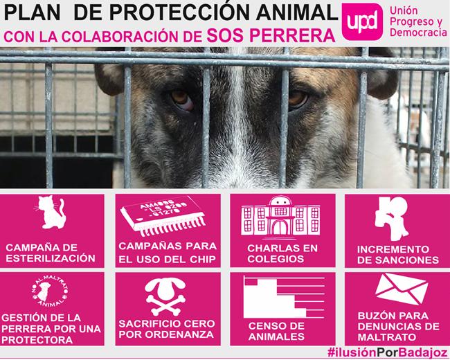 UPyD y SOS Perrera Badajoz colaboran en la protección animal