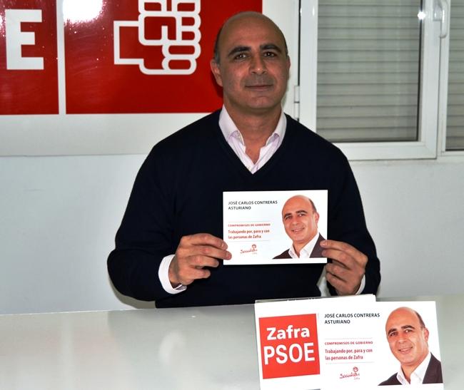 Contreras (Psoe Zafra) propone 15 medidas a cumplir el primer año