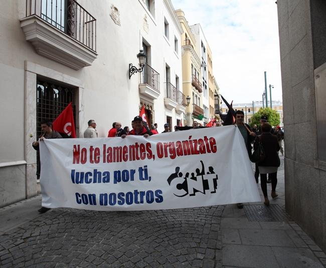 La CNT no se manifiesta con UGT y CCOO el Primero de Mayo en Badajoz