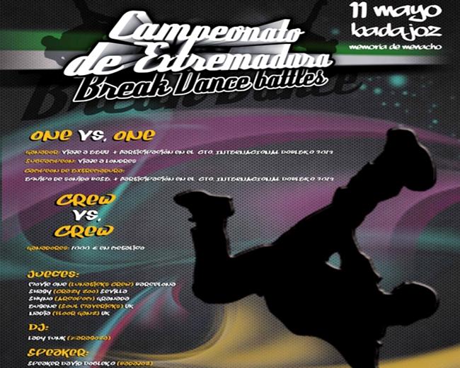 Badajoz celebra el Campeonato Regional de Break Dance