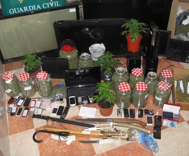 La Guardia Civil detiene a ocho personas por tráfico de drogas en Montijo
