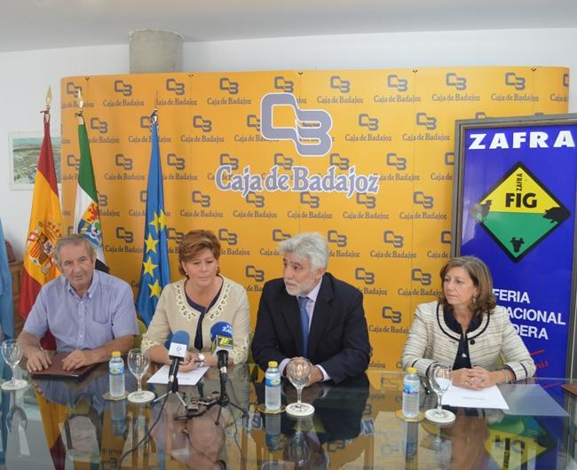 Feria de Zafra y Caja Badajoz llegan a un nuevo acuerdo