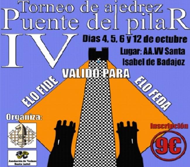 La Margen Derecha acoge la IV edición del Torneo de Ajedrez Puente del Pilar