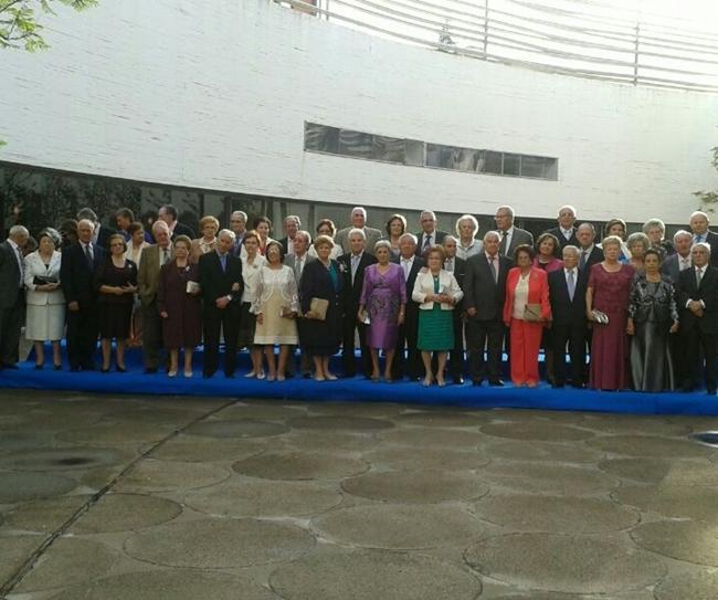23 parejas extremeñas celebran en Badajoz sus Bodas de Oro