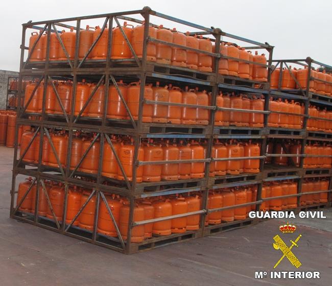 La Guardia Civil detiene a los autores del robo de bombonas de butano