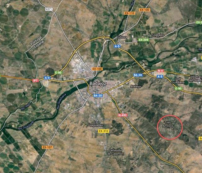 Un hombre herido tras incendiarse su vivienda en Tres Arroyos (Badajoz)