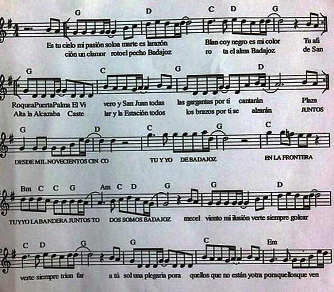 El CD Badajoz registra la canción "Himno 1905"