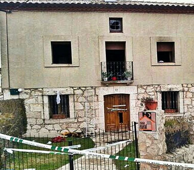 Seis fallecidos en el incendio de una casa rural en Burgos