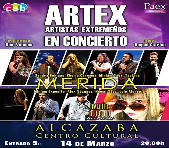 Concierto de Artex en el Centro Cultural Alcazaba de Mérida
