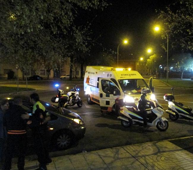 Un joven herido tras un nuevo atropello en Badajoz