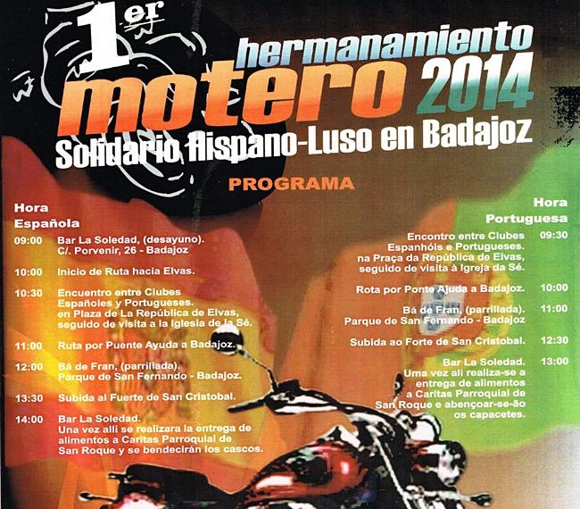 Badajoz acogerá el I Hermanamiento Motero Solidario Hispano-Luso