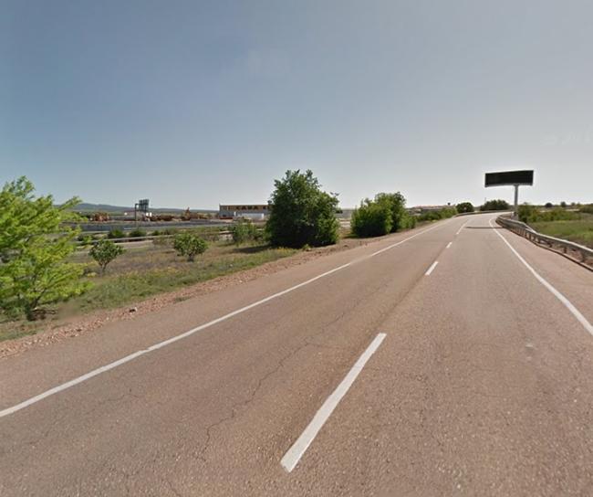 Un hombre herido grave en un accidente en la A5 en Badajoz