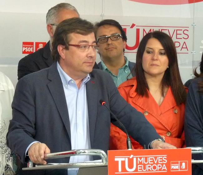 El PSOE gana las Europeas en Extremadura