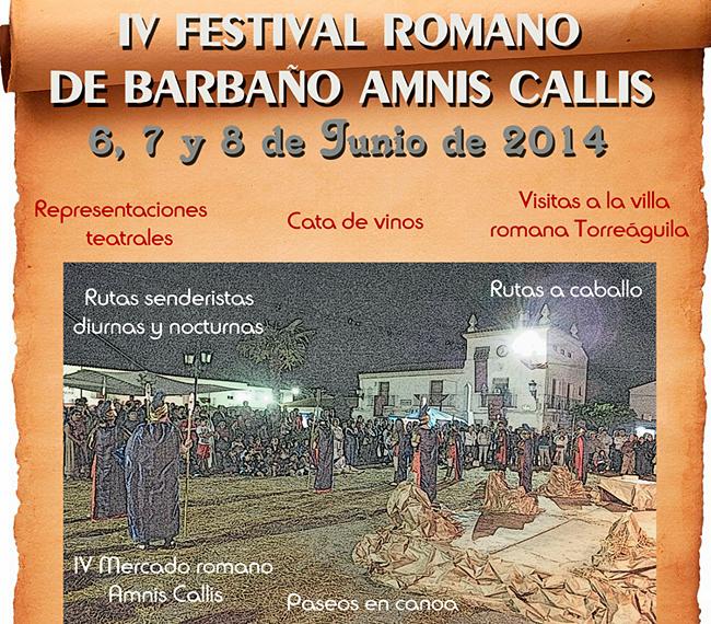 Barbaño celebra el “IV Festival Romano Amnis Callis”