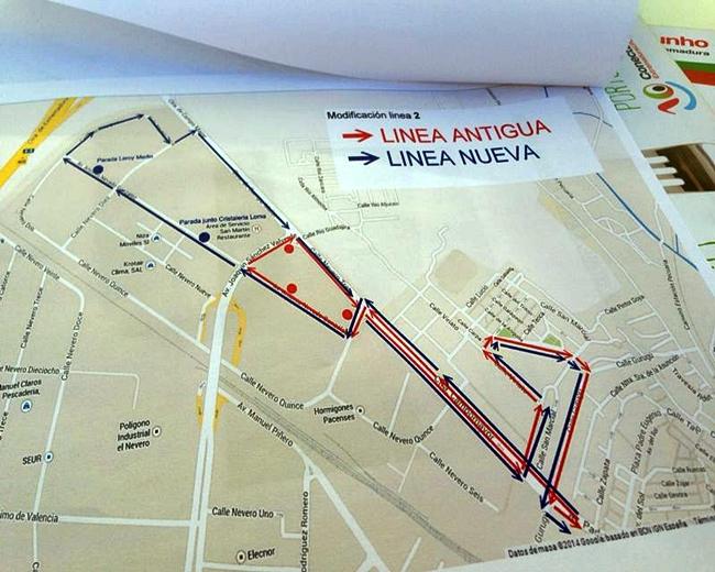 La Línea 2 del urbano pasará desde hoy por Leroy Merlín