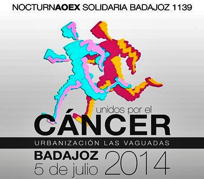 Carrera nocturna solidaria a favor de la AOEx