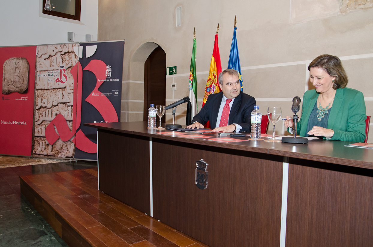 Imágenes del acto de inauguración del Milenario del Reino de Badajoz