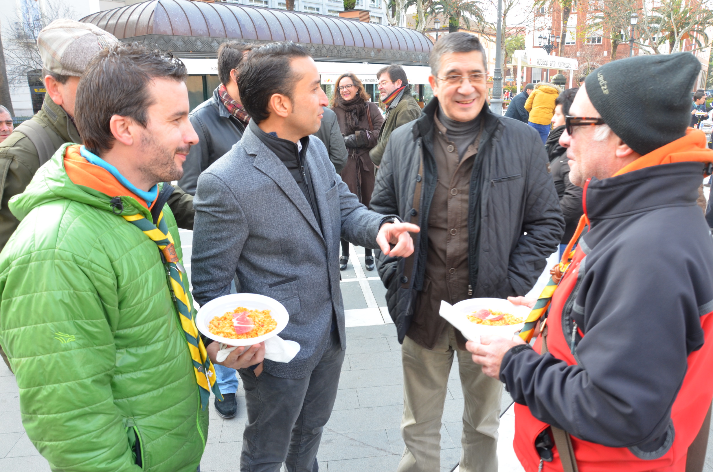 Los pacenses desayunan en San Francisco