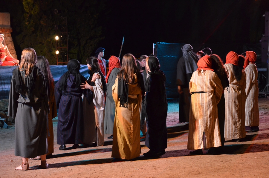Representación teatral Milenio de Badajoz
