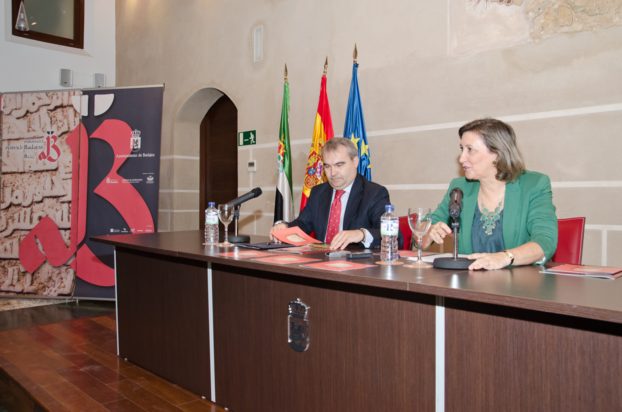 Imágenes del acto de inauguración del Milenario del Reino de Badajoz