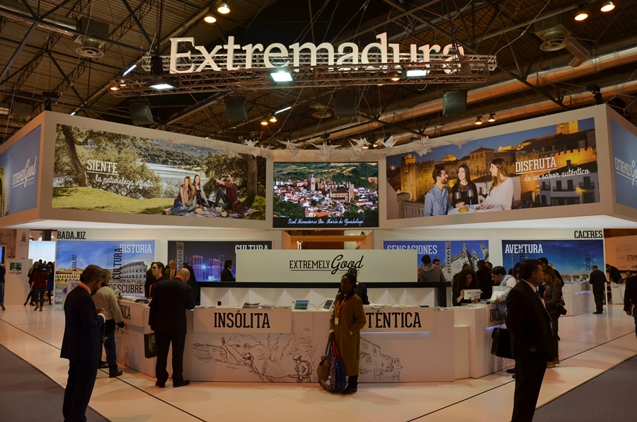 Reportaje fotográfico del stand de Extremadura en FITUR