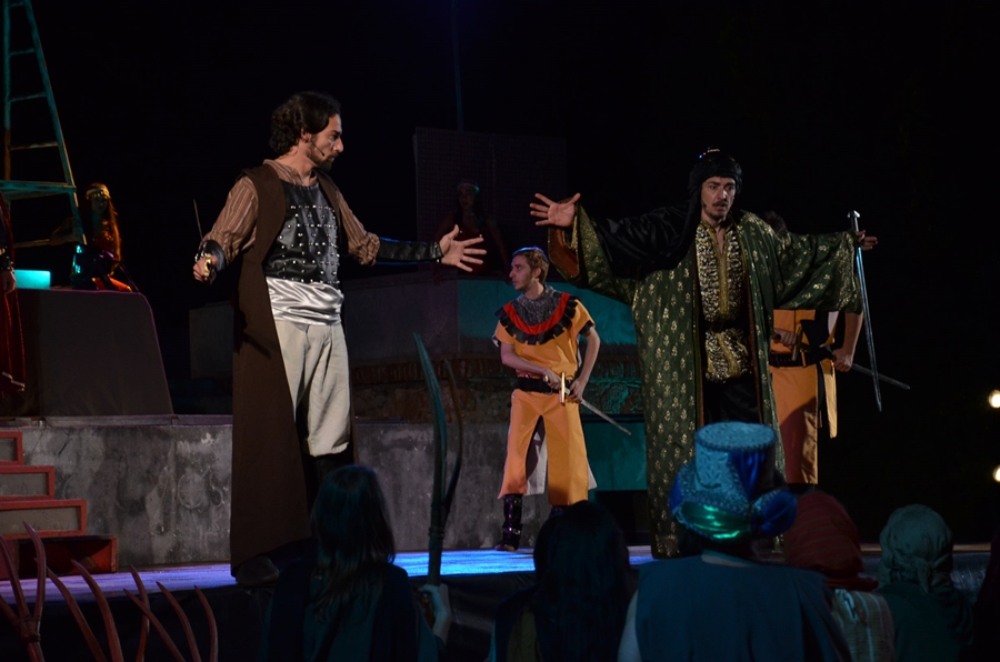 Representación teatral Milenio de Badajoz
