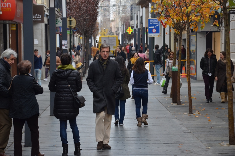 Buen ambiente en Badajoz con motivo de las compras navideñas