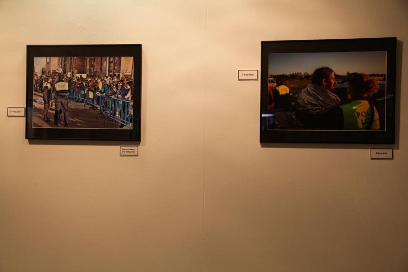 Las fotografías del concurso policial se exponen en el Luis de Morales de Badajoz