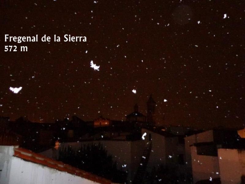 Seguimiento del temporal de nieve en la provincia de Badajoz