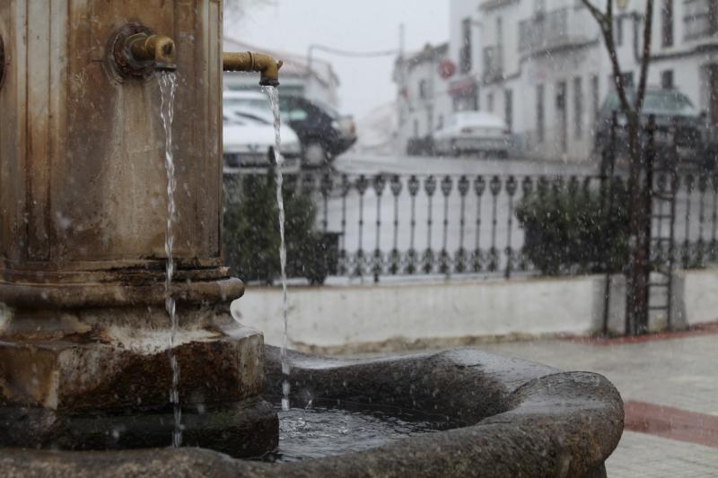 Imágenes de la nevada en la provincia de Badajoz