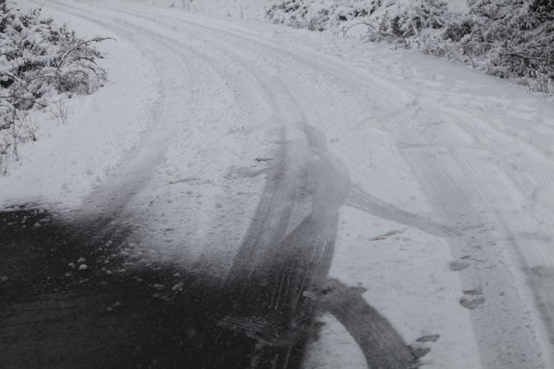 Imágenes de la nevada en la provincia de Badajoz