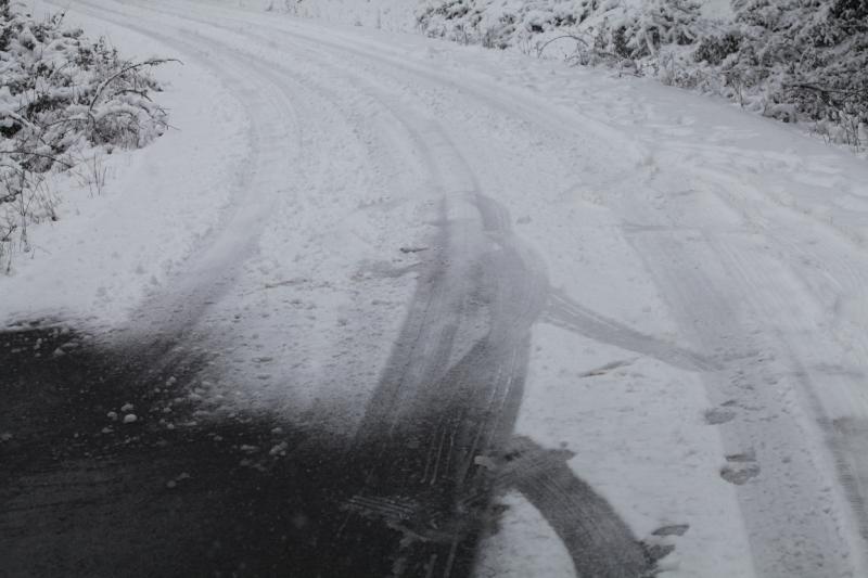 Imágenes de la nevada en la provincia de Badajoz