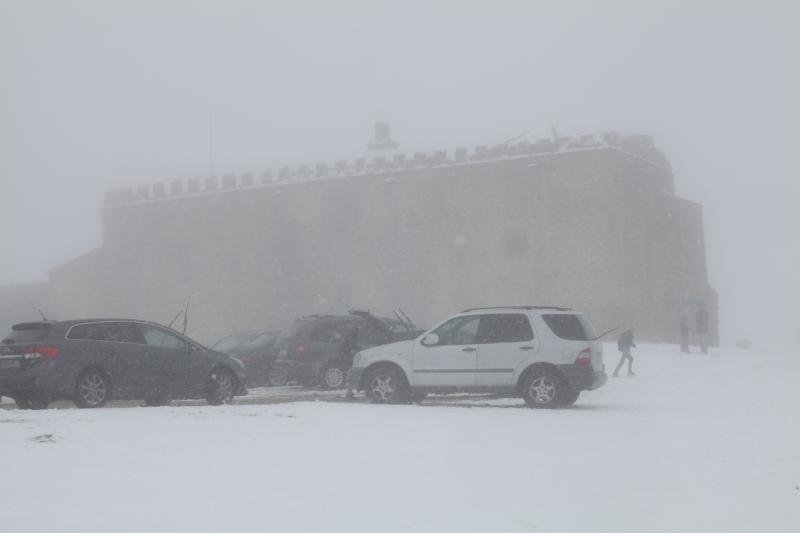 Imágenes de la nevada en la provincia de Badajoz